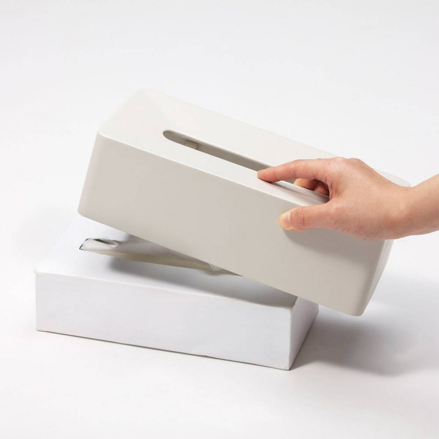 Bar Grande Tissue Case, Stone Sand Black