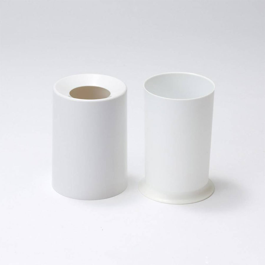 mini TUBELOR Round Dustbin, White