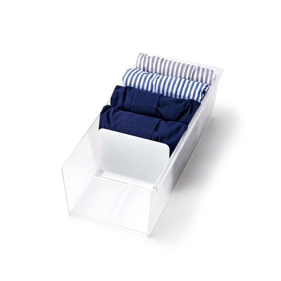Lingerie case with one divider