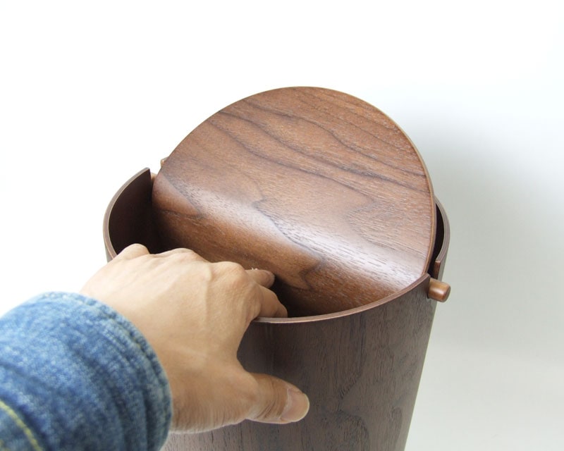 Paper Basket 952A Walnut