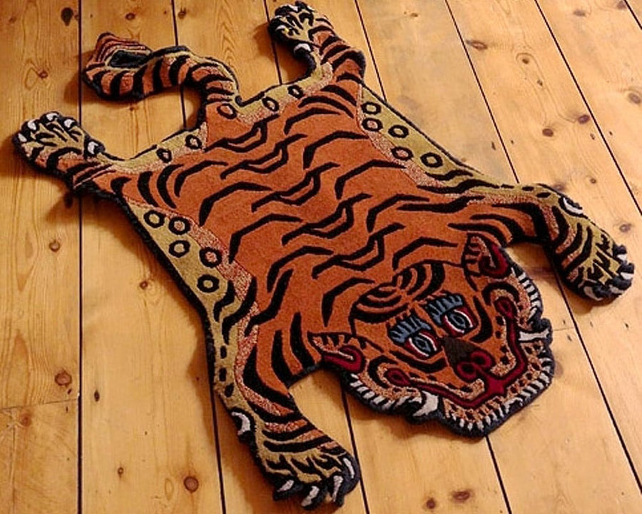 Tibetan Tiger Rug チベタンタイガーラグ M