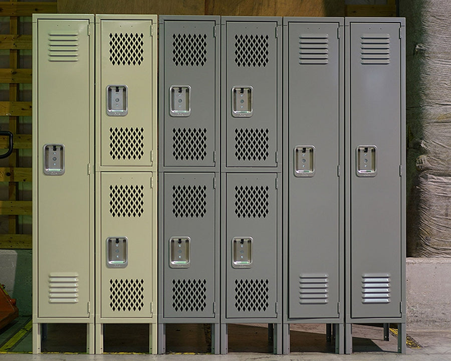 18" LYON RECESSED HANDLE LOCKER-2TIER 18インチ リセスハンドルロッカー2ティア