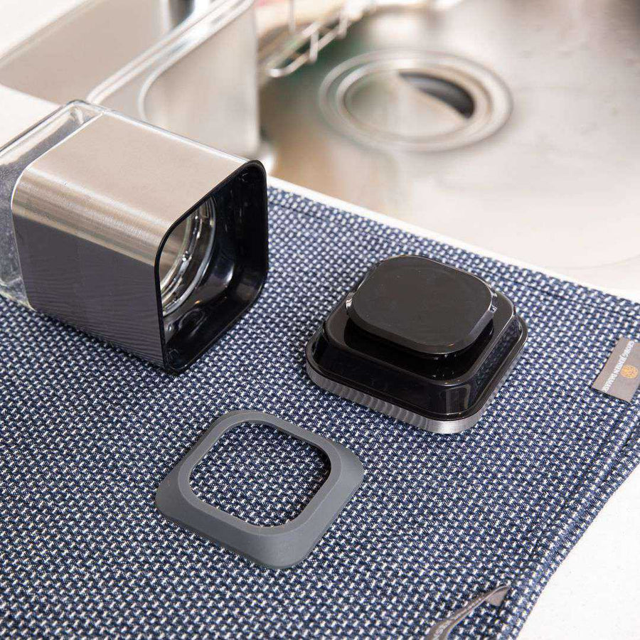CUBE JAR WITH PRESS LID S