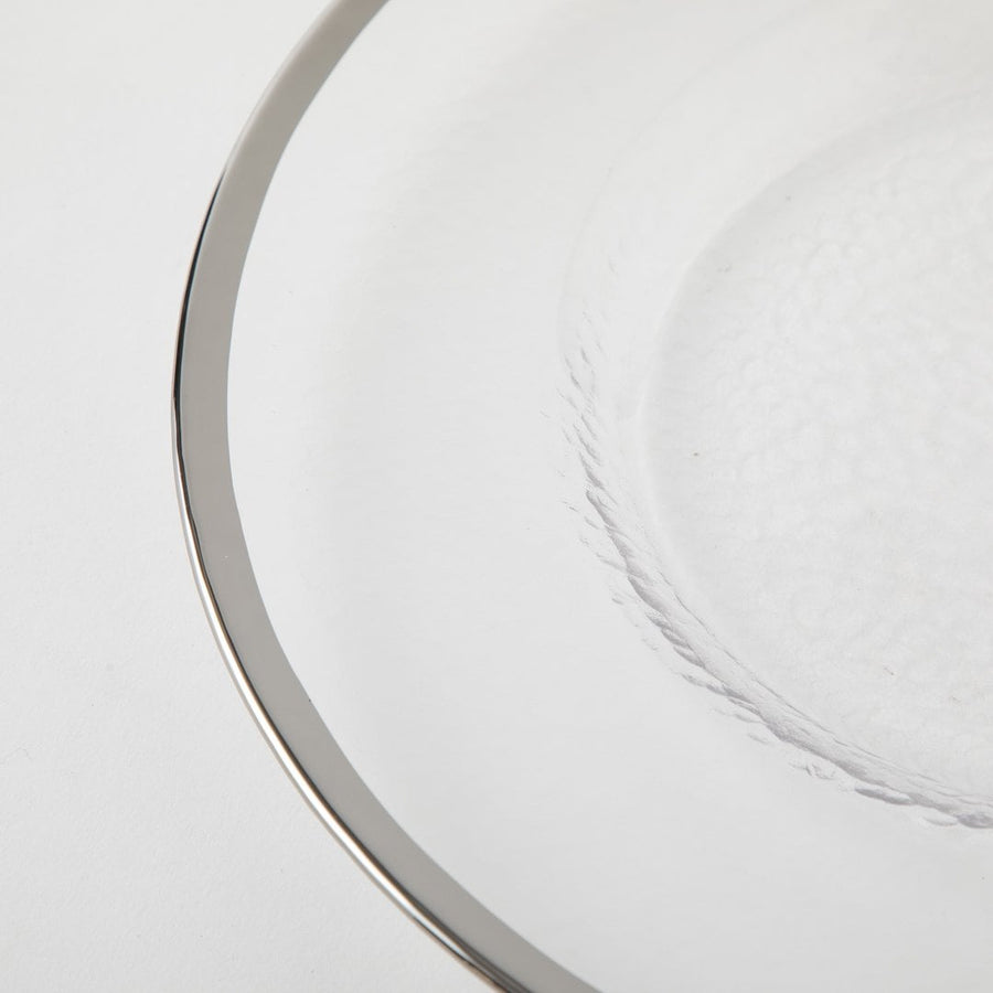 GLASS TABLEWARE OBO PLATE 28cm