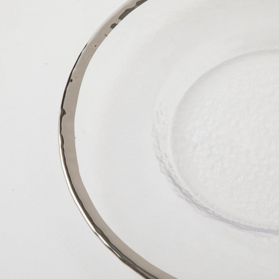 GLASS TABLEWARE OBO PLATE 22cm