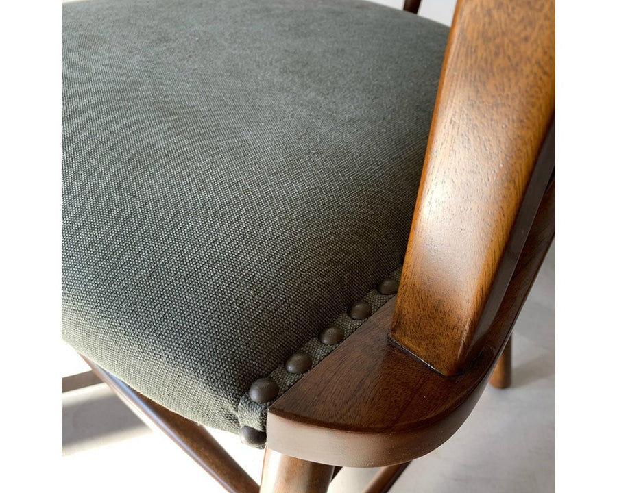 OAKS ARM CHAIR_KHAKI オークスアームチェア カーキ