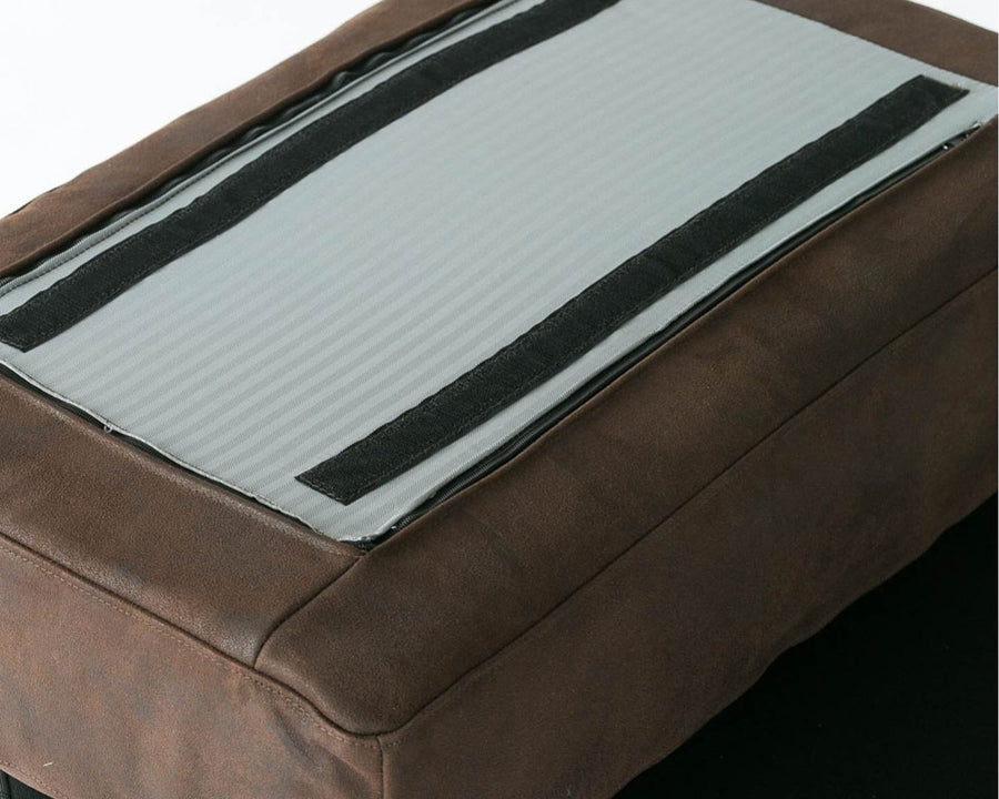 LAVAL SECTIONAL OTTOMAN Leather Laval Sectional Ottoman Leather