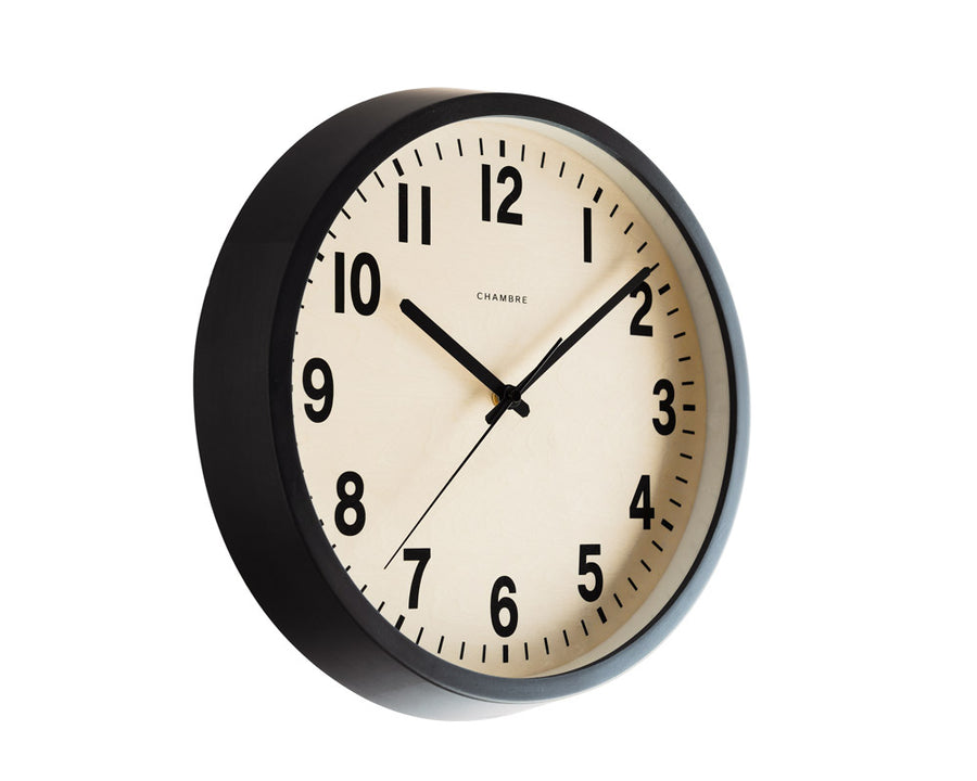 PUBLIC BLACK CLOCK パブリックブラック 電波時計