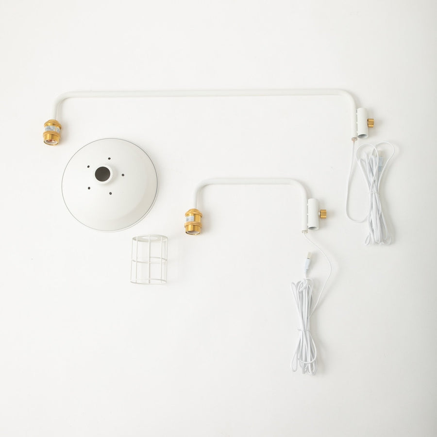 204 Wire Shade White