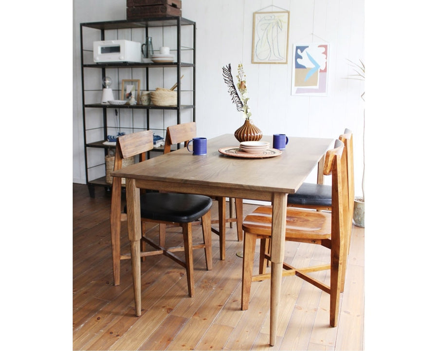 COLTON DINING TABLE ライトブラウン W155