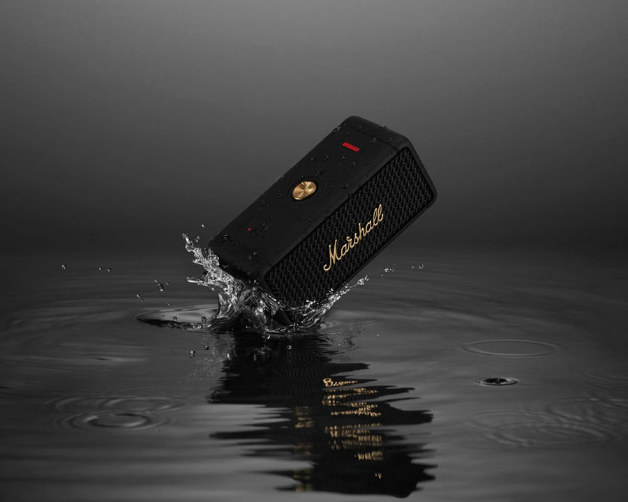EmbertonⅡ Black and Brass Portable Speaker Emberton 2 Portable Speaker