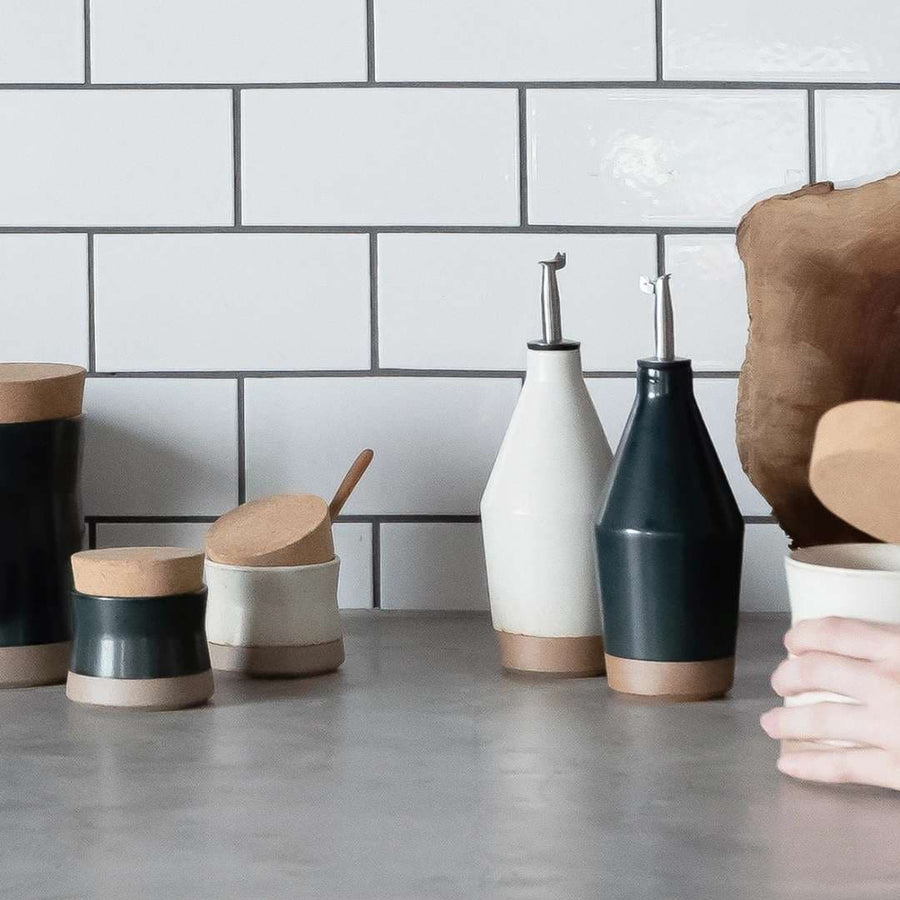 セラミックラボ キャニスター 400ml ホワイト