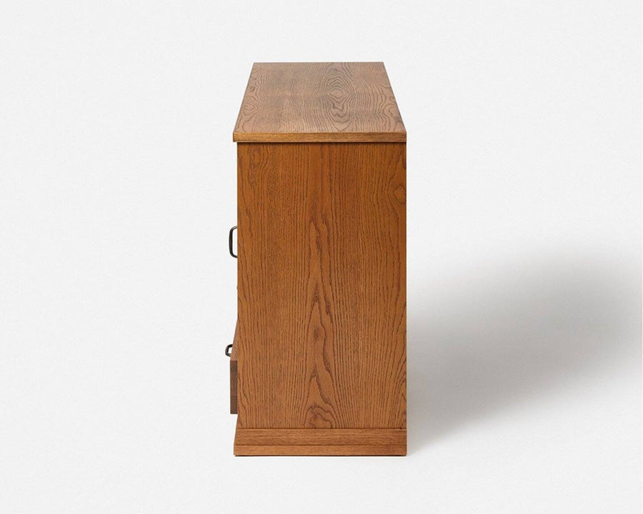 Elverson Glass Cabinet with Drowers, Small