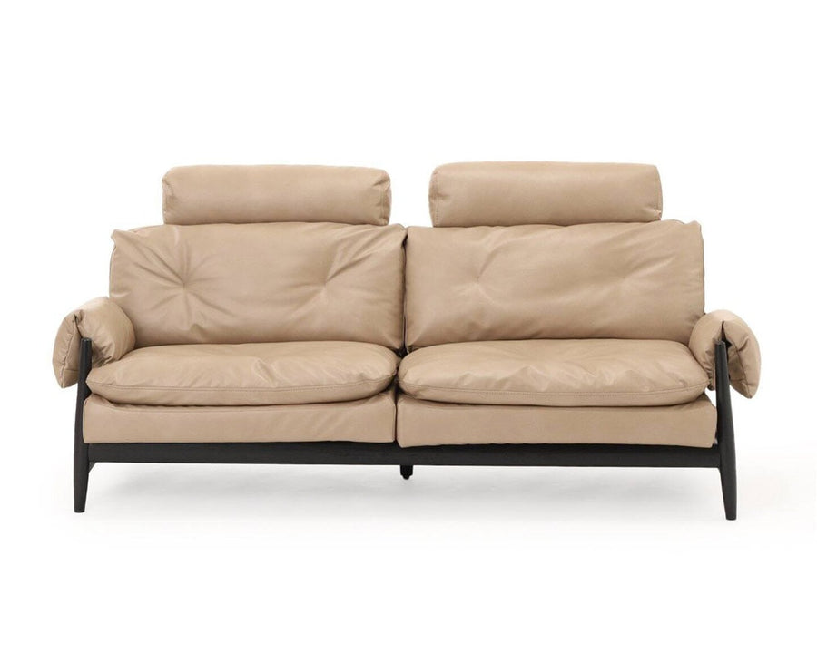 MADEIRA SOFA PU BK FRAME Madeira sofa PU leather black frame