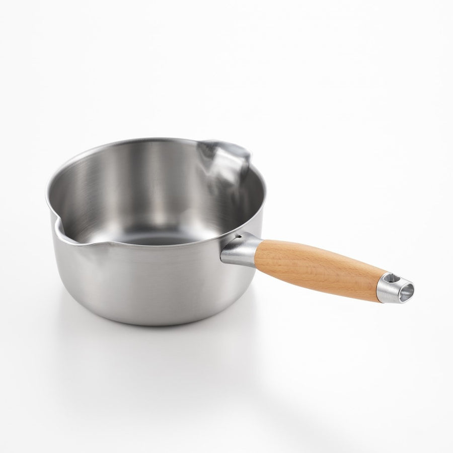 Aikata double-mouth stainless steel milk pan 16cm