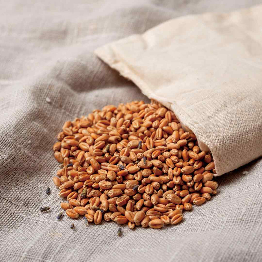 Wheat hot/cool eye pillow, washed linen