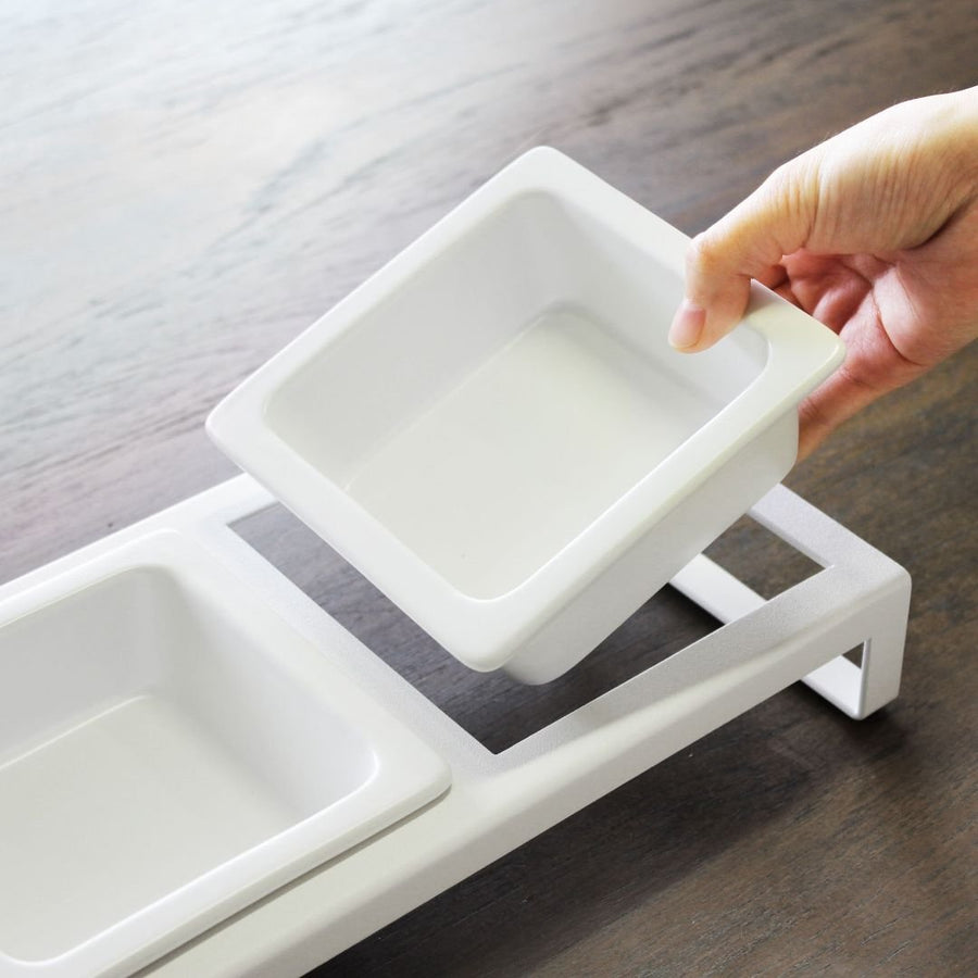 Tower Pet Food Bowl Set, Tall
