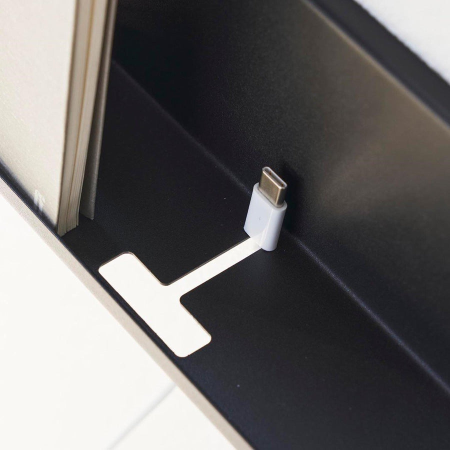 Tower Plasterboard Wall-Compatible Tablet &amp; Book Shelf