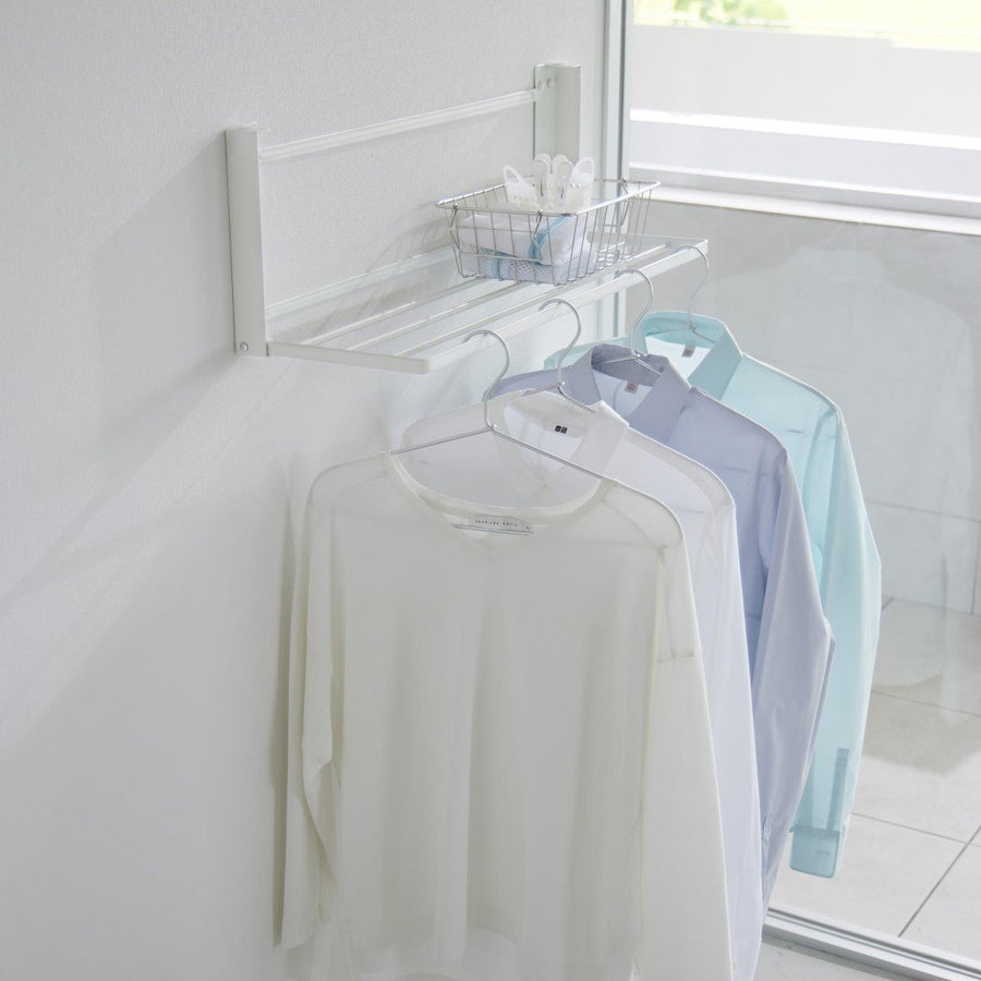 Tower Wall Folding Bath Towel Rack for Plasterboard Walls