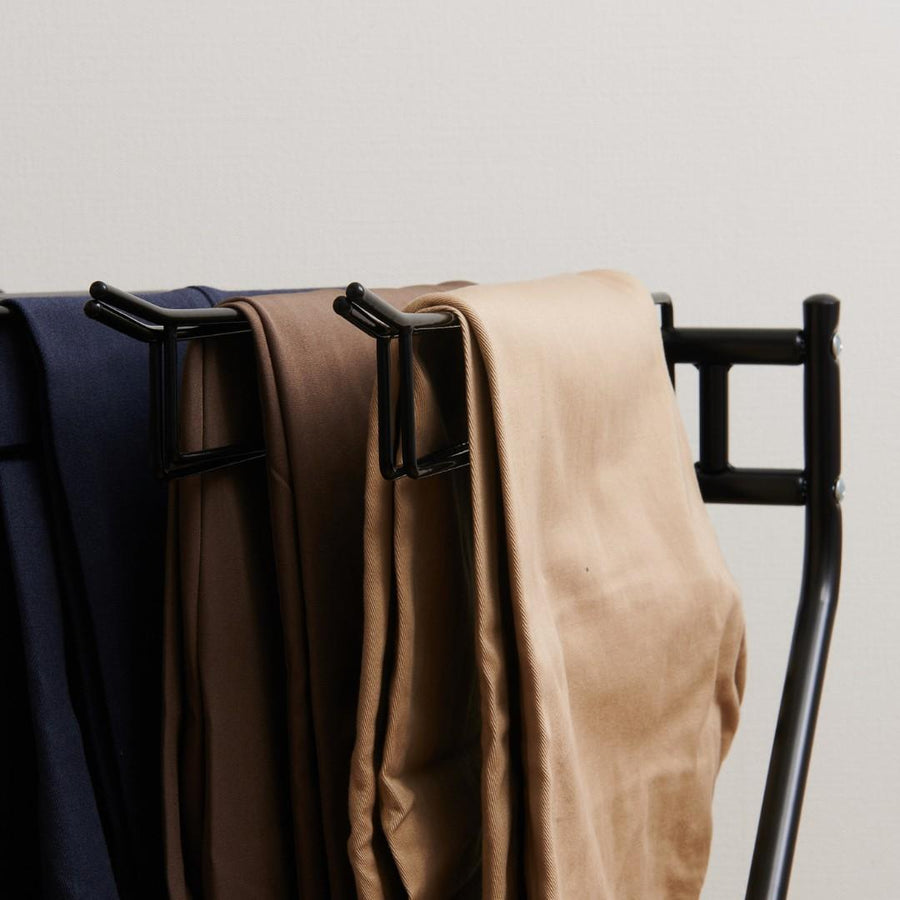 bws SELECTION Slacks Hanger, 10-Holder, Black