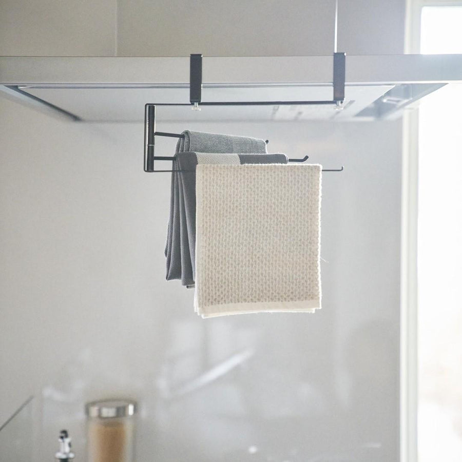 Tower Range Hood Movable Dish Hanger