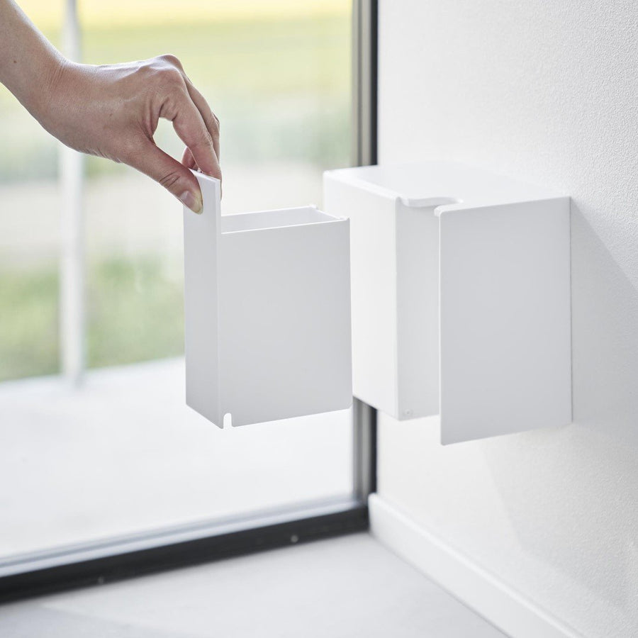 Tower Wall Flushable Toilet Brush &amp; Replacement Brush Holder for Plasterboard Walls