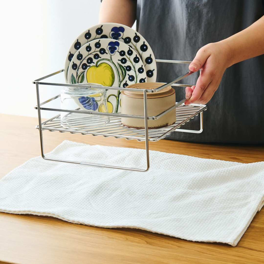 コンパクト水切りかご