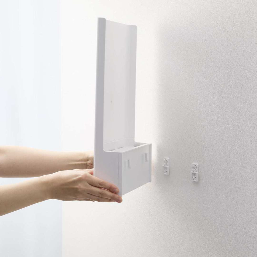 Tower Wall Hidden Router Storage, Large, Compatible with Plasterboard Walls