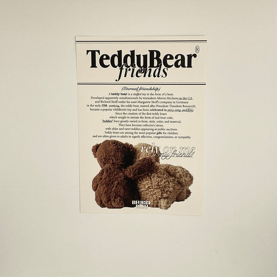 TEDDY BEAR ポスター A3