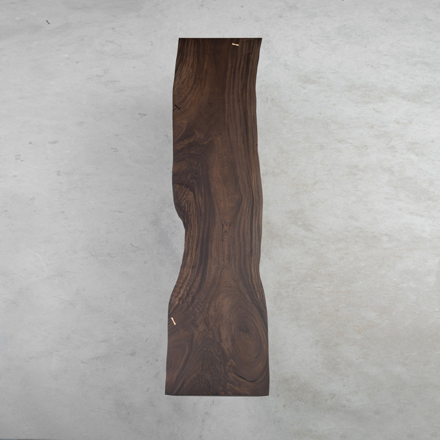 Solid wood oval dining table top