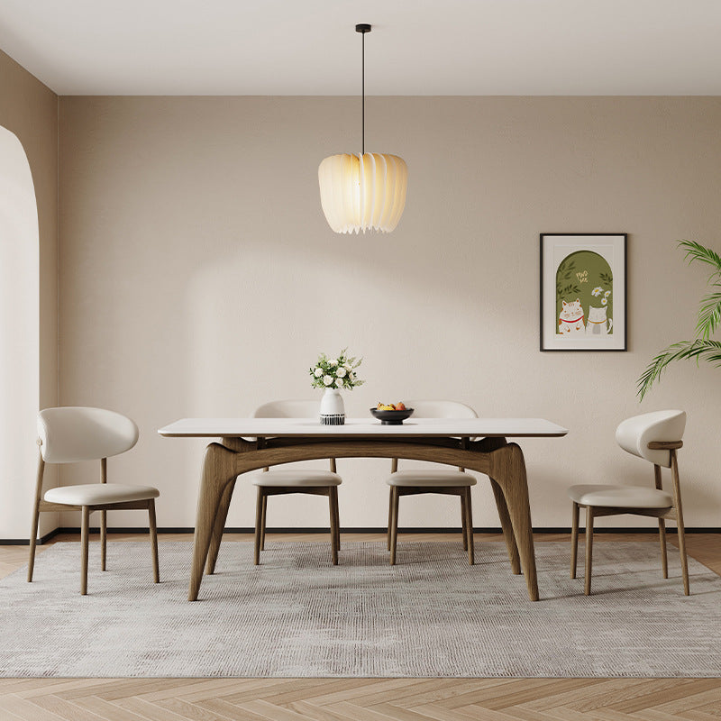 Scandinavian style ceramic dining table