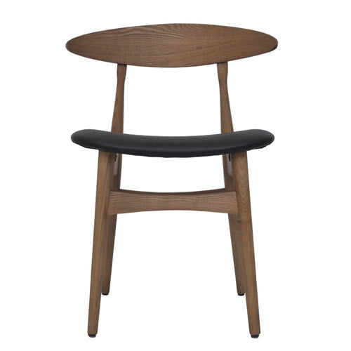 Nordic natural wooden frame dining chair