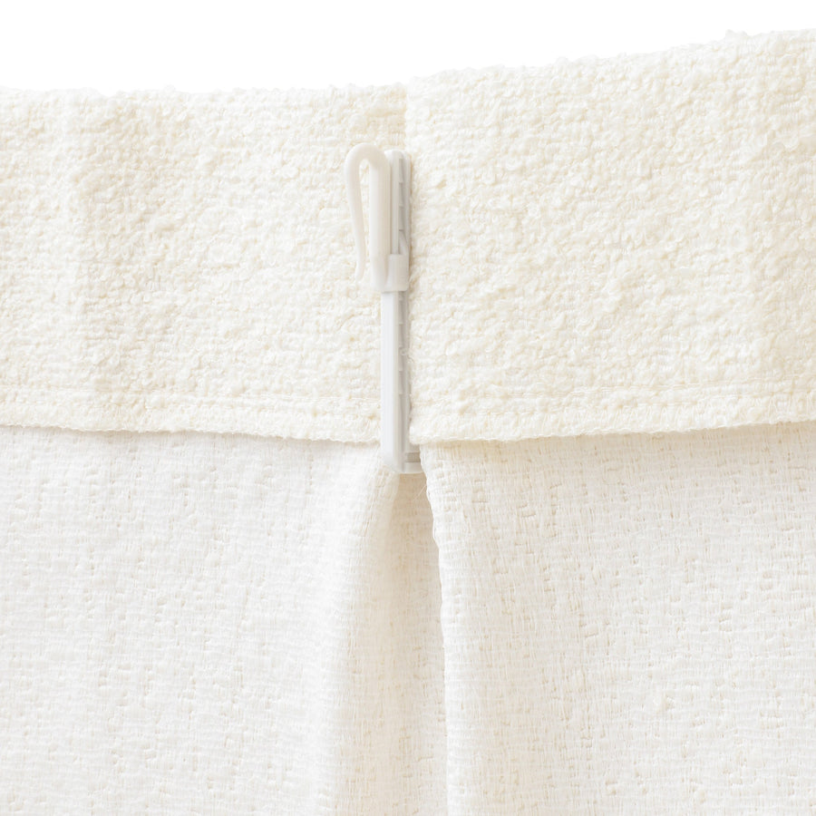 ブークレ アイボリー（ドレープ/オーダー）