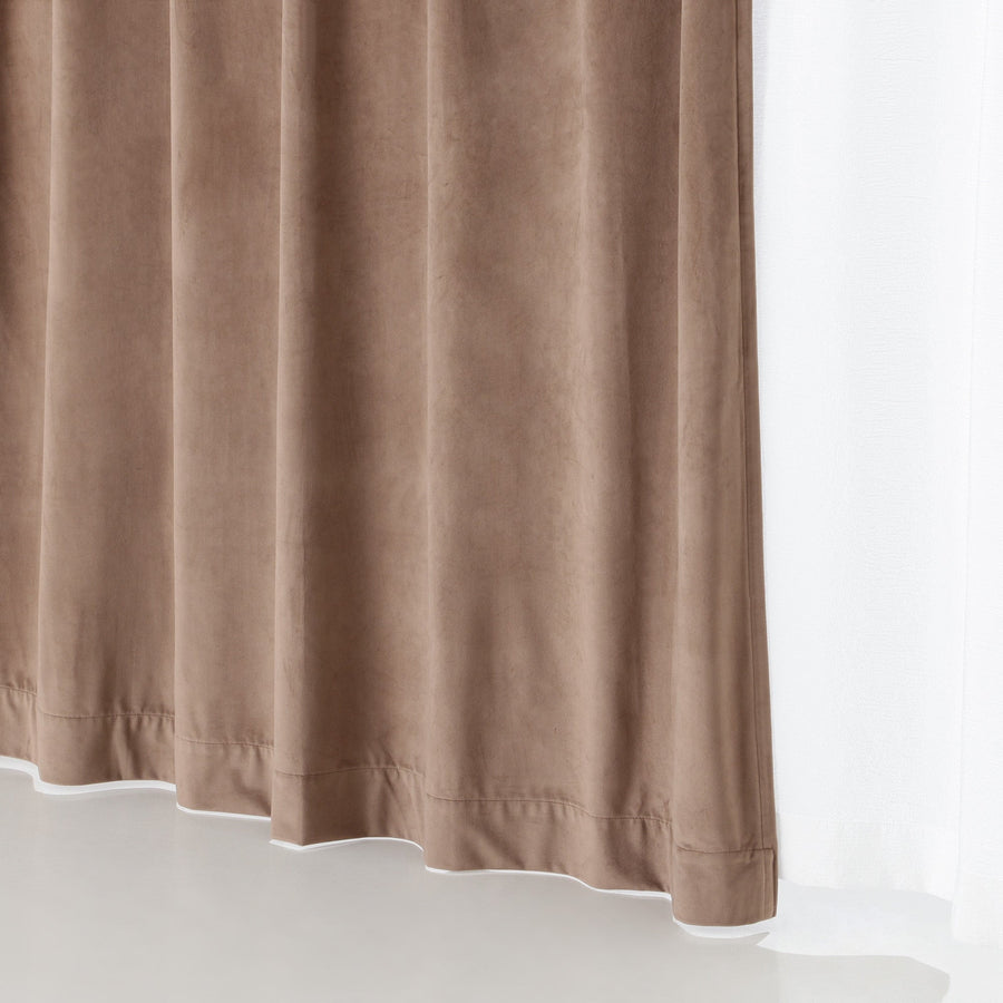 ベルベット ブラウン（ドレープ/オーダー）