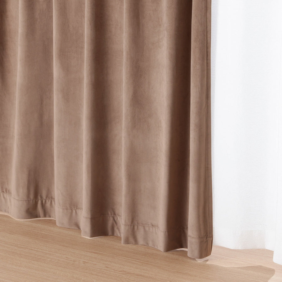 ベルベット ブラウン（ドレープ/オーダー）