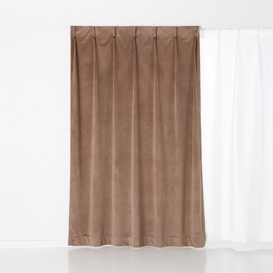 ベルベット ブラウン（ドレープ/オーダー）