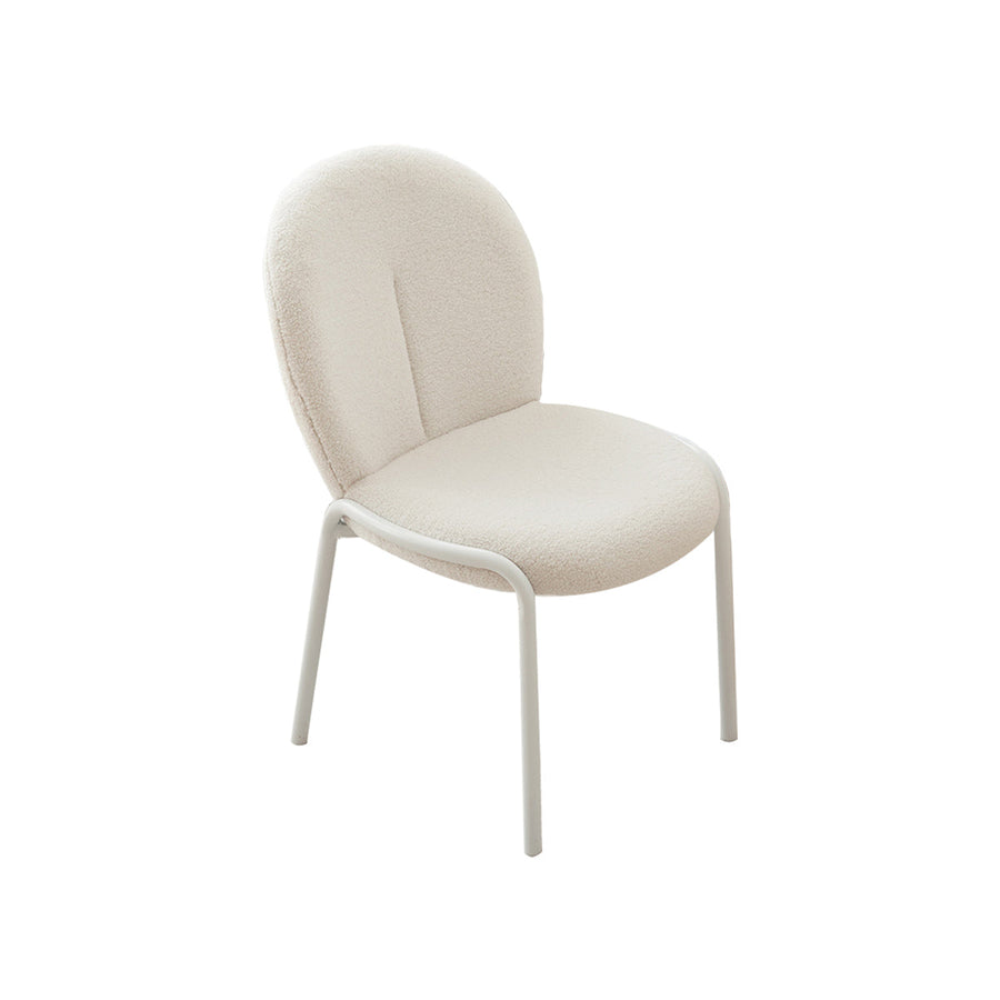 Boucle dresser chair