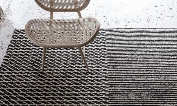 Rug, Blur, Black, 170 x 240 cm