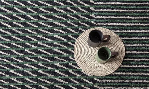 Rug, Blur, Green, 170 x 240 cm