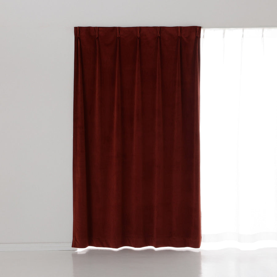 ベルベット ダークレッド（ドレープ/オーダー）