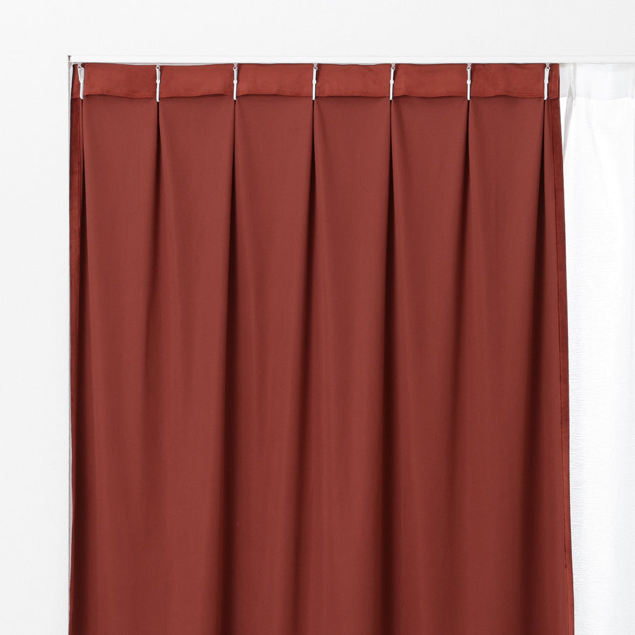 ベルベット ダークレッド（ドレープ/オーダー）