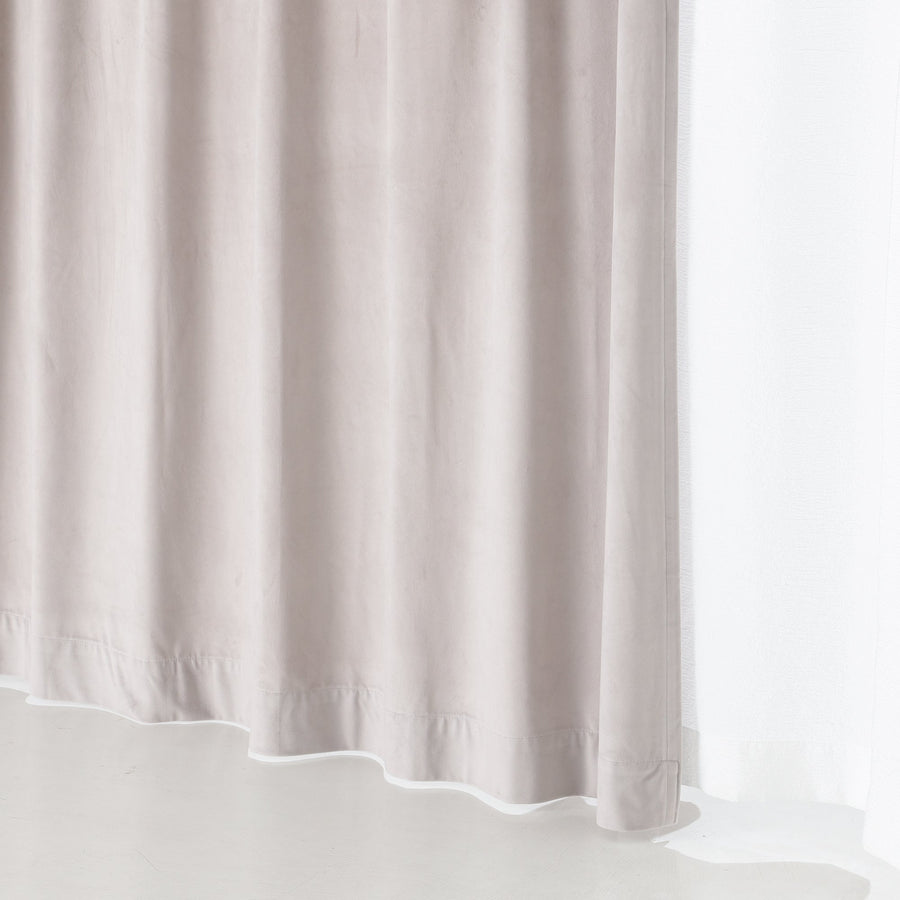 ベルベット ライトグレー（ドレープ/オーダー）