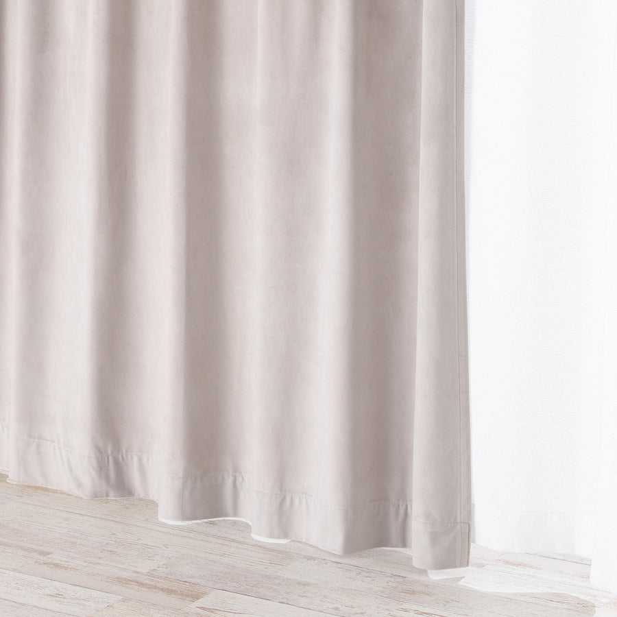 ベルベット ライトグレー（ドレープ/オーダー）