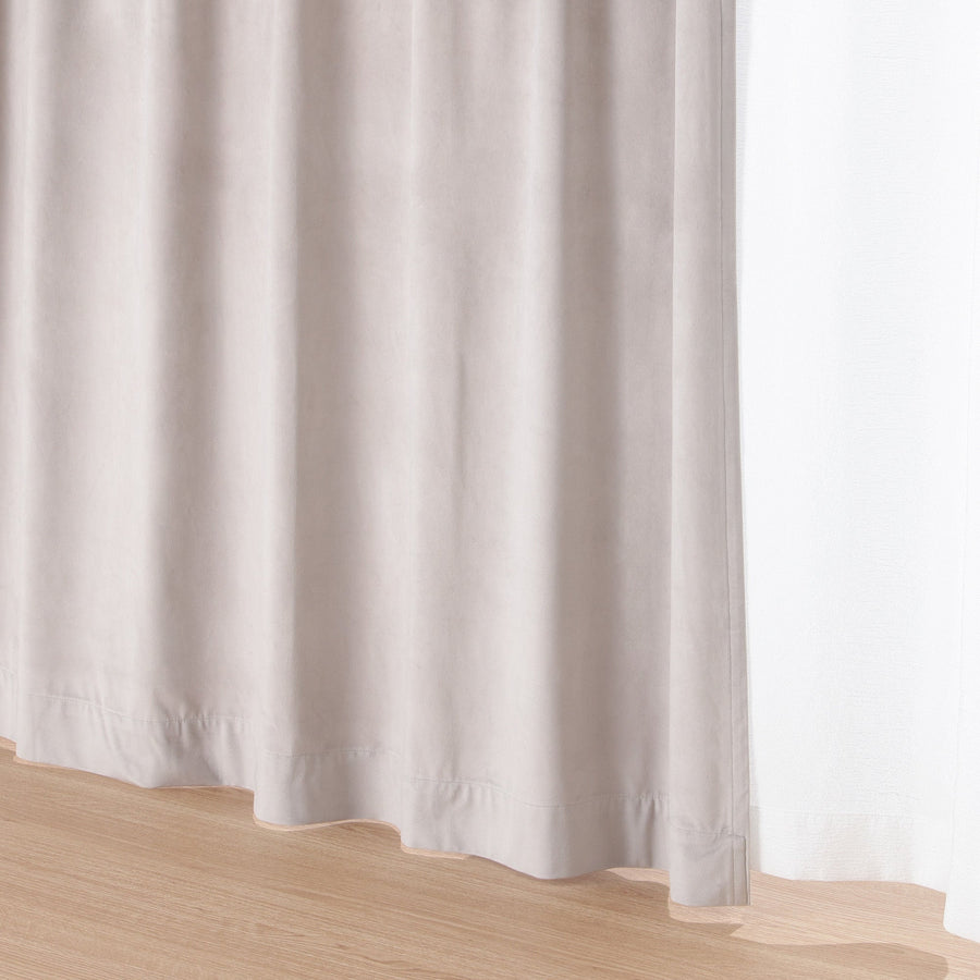 ベルベット ライトグレー（ドレープ/オーダー）