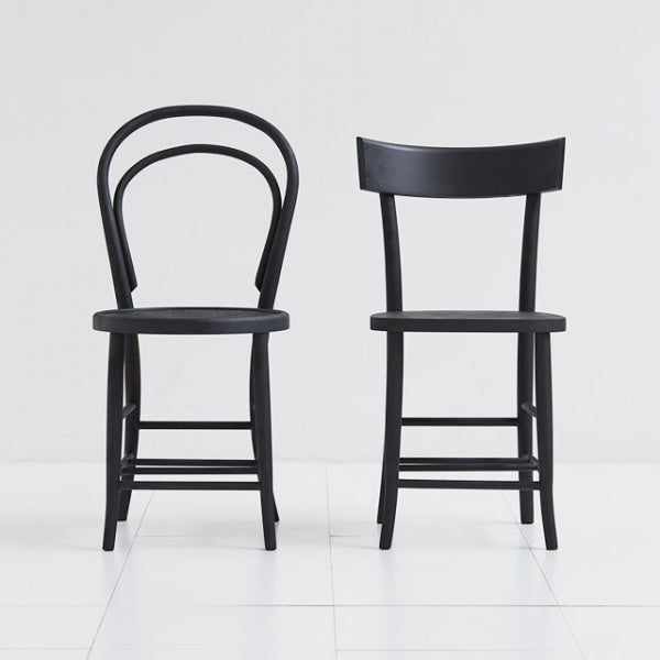 Cafe chair BENT black finish