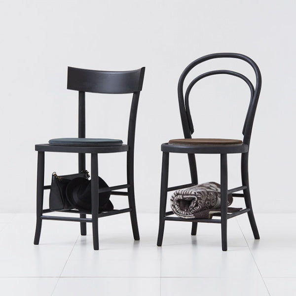 Cafe chair BENT black finish