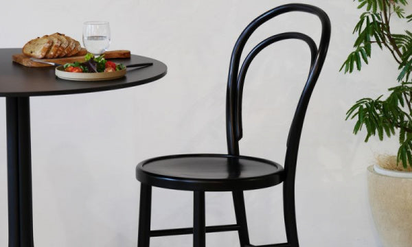 Cafe chair BENT black finish