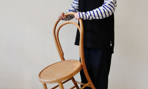 Cafe chair BENT oil finish
