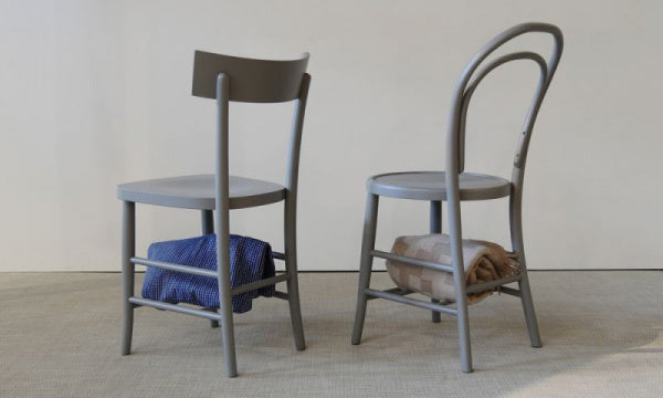 BENT Cafe Chair, Gray Finish