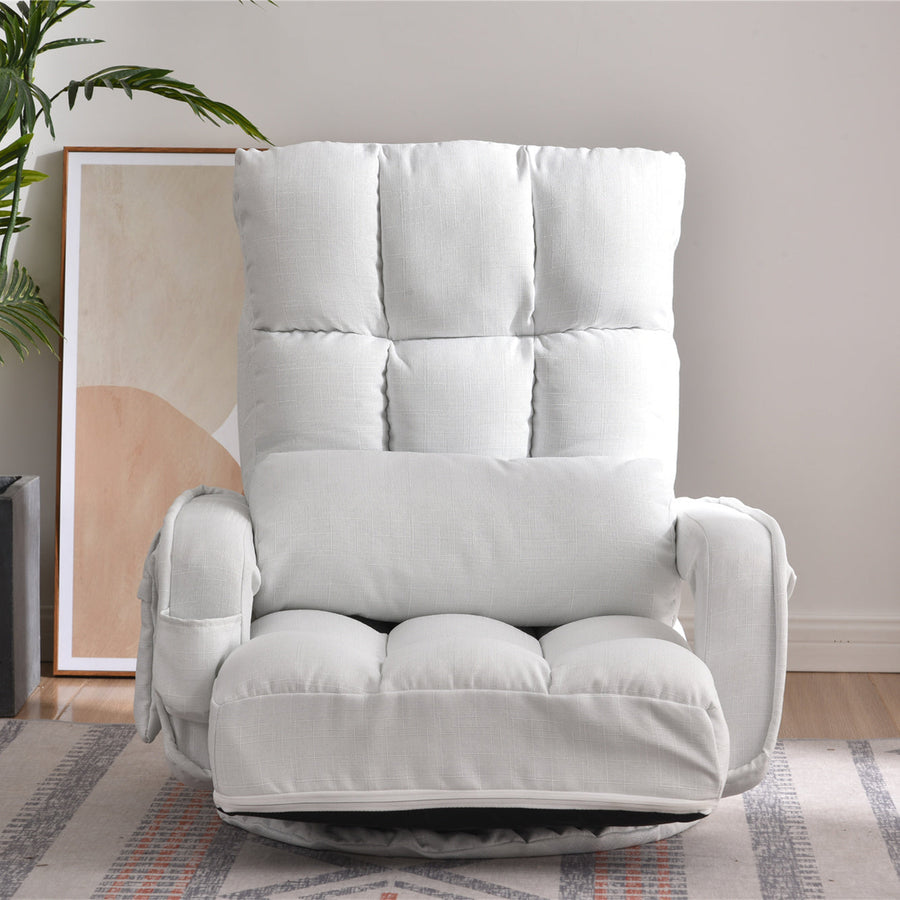 Swivel PU leather 1-seater sofa